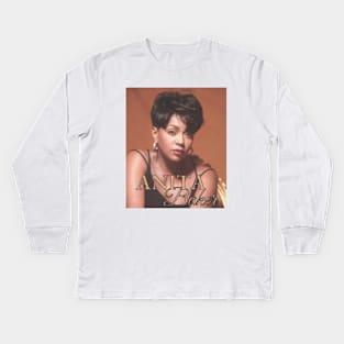 Anita Baker Kids Long Sleeve T-Shirt